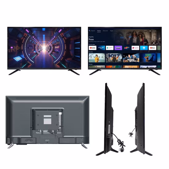 가장 저렴한 공장 가격 LED TV 65''75인치 평면 스크린 텔레비전 안드로이드 스마트 TV 2K FHD 4K UHD TV