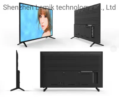 OEM 도매 55 인치 LED TV 소형 텔레비전 세트 스마트 HD 풀 블랙 컬러 디지털 스마트 FHD TV 1920 X 1080 픽셀 LED 풀 HD TV LED HD