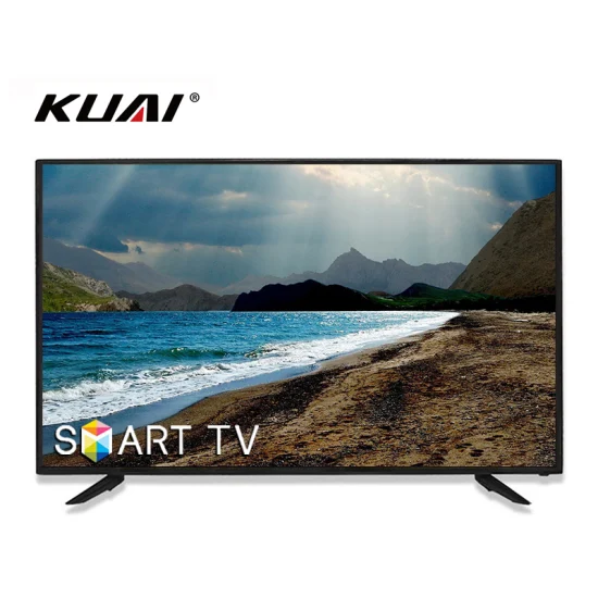 공장 최저 가격 55 65 75 인치 LED TV 2K FHD 평면 스크린 텔레비전 4K UHD 안드로이드 스마트 TV LED LCD TV
