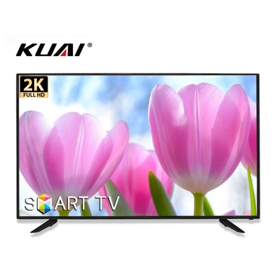 가장 저렴한 공장 가격 LED TV OEM 65인치 평면 스크린 텔레비전 안드로이드 스마트 TV 2K 4K FHD